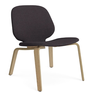 Normann Copenhagen - My Chair Lounge - Sort fuldpolstret og eg (Remix 783)